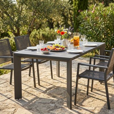 BRIDGE - tavolo da giardino in alluminio 200x100