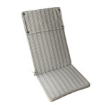 TOPPY - cuscino alto con doppia cucitura idrorepellente a righe
