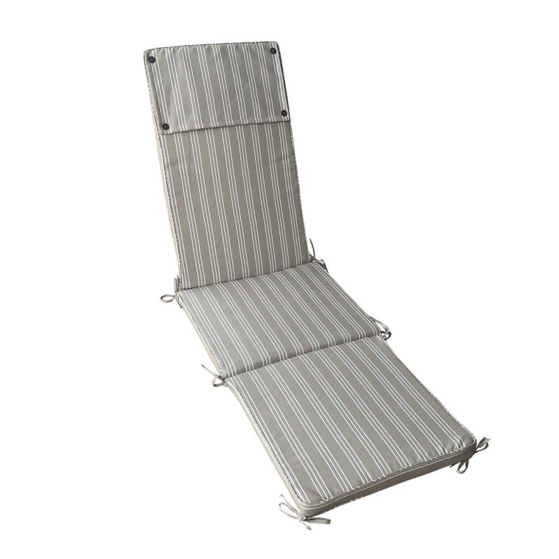 STRAND - cuscino sdraio con doppia cucitura idrorepellente a righe