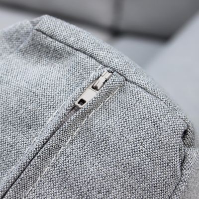 BORA - salotto angolare in alluminio con tavolino