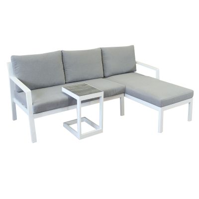 TOKYO - salotto da giardino in alluminio 4 posti