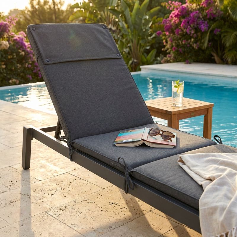 STRAND - cuscino sdraio con doppia cucitura idrorepellente