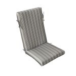 KING - cuscino medio con doppia cucitura idrorepellente a righe