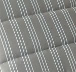 KING - cuscino alto con doppia cucitura idrorepellente a righe