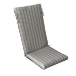 KING - cuscino alto con doppia cucitura idrorepellente a righe