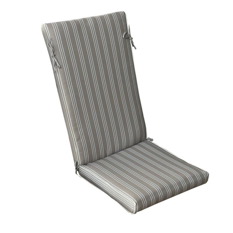 KING - cuscino alto con doppia cucitura idrorepellente a righe