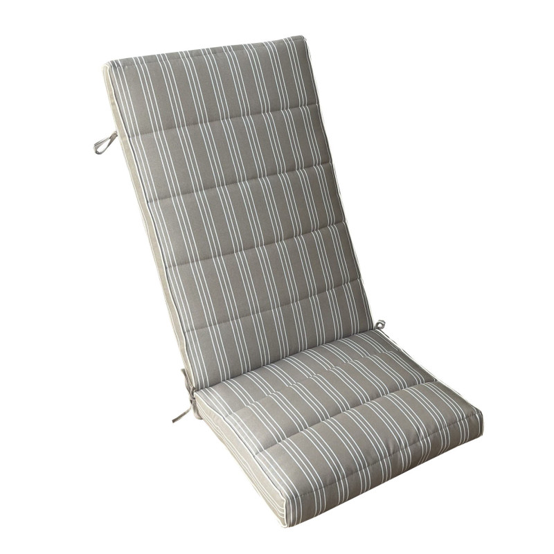 KING - cuscino alto con doppia cucitura idrorepellente a righe