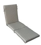 KING - cuscino sdraio con doppia cucitura idrorepellente a righe