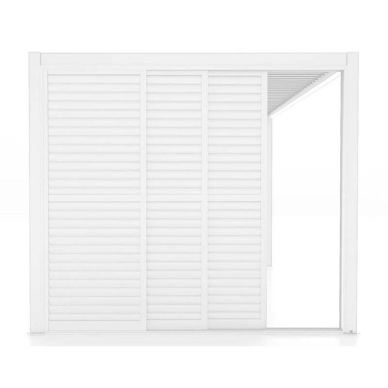 LAMM - laterale scorrevole con lamelle per pergola bioclimatica da 3 m 