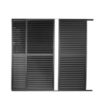LAMM - laterale scorrevole con lamelle per pergola bioclimatica da 3 m