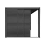LAMM - laterale scorrevole con lamelle per pergola bioclimatica da 3 m