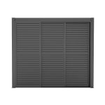 LAMM - laterale scorrevole con lamelle per pergola bioclimatica da 3 m 