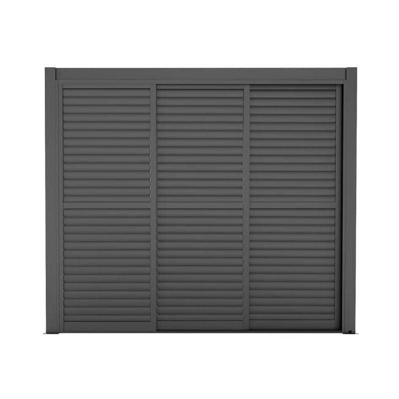 LAMM - laterale scorrevole con lamelle per pergola bioclimatica da 3 m 