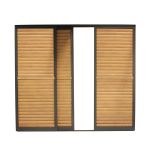 LAMM - laterale scorrevole con lamelle per pergola bioclimatica da 3 m 