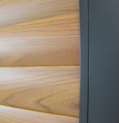 LAMM - laterale scorrevole con lamelle per pergola bioclimatica da 3 m 