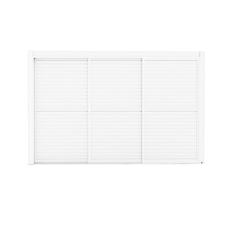 LAMM - laterale scorrevole con lamelle per pergola bioclimatica da 4 m