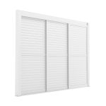 LAMM - laterale scorrevole con lamelle per pergola bioclimatica da 4 m