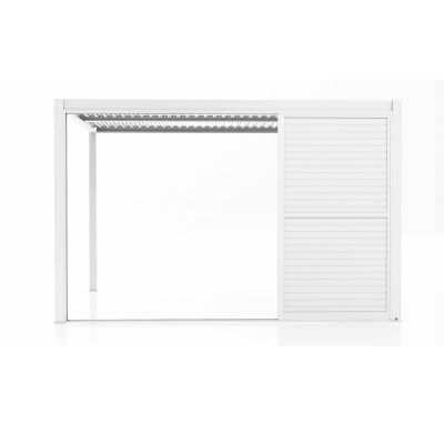 LAMM - laterale scorrevole con lamelle per pergola bioclimatica da 4 m