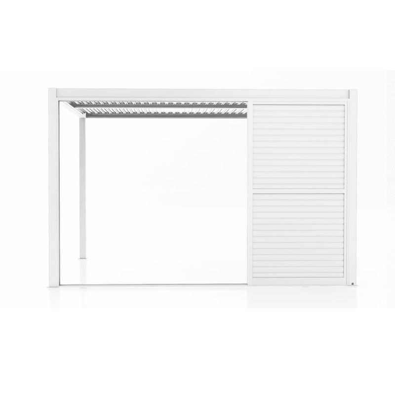 LAMM - laterale scorrevole con lamelle per pergola bioclimatica da 4 m