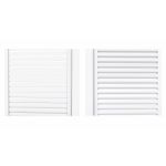 LAMM - laterale scorrevole con lamelle per pergola bioclimatica da 4 m