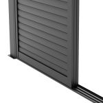 LAMM - laterale scorrevole con lamelle per pergola bioclimatica da 4 m