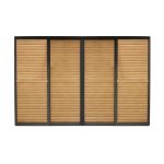 LAMM - laterale scorrevole con lamelle per pergola bioclimatica da 4 m