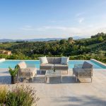 ASH - schienale angolare per salotto componibile