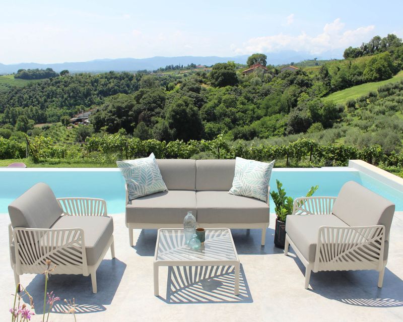 ASH - schienale angolare per salotto componibile