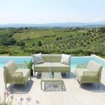 ASH - schienale angolare per salotto componibile