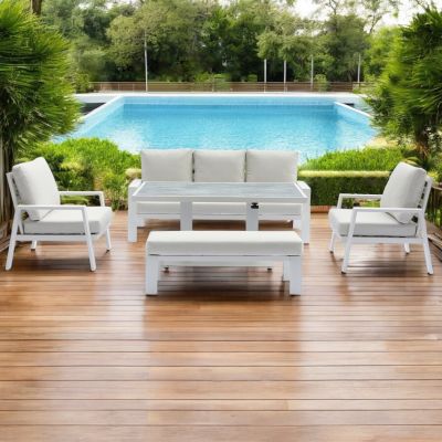 ARAB - salotto da giardino in alluminio