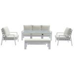 ARAB - salotto da giardino in alluminio