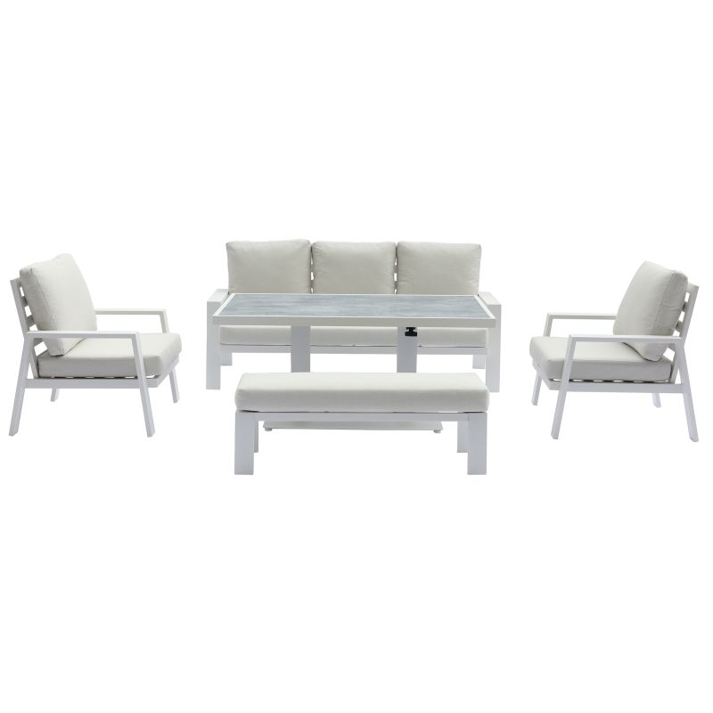 ARAB - salotto da giardino in alluminio