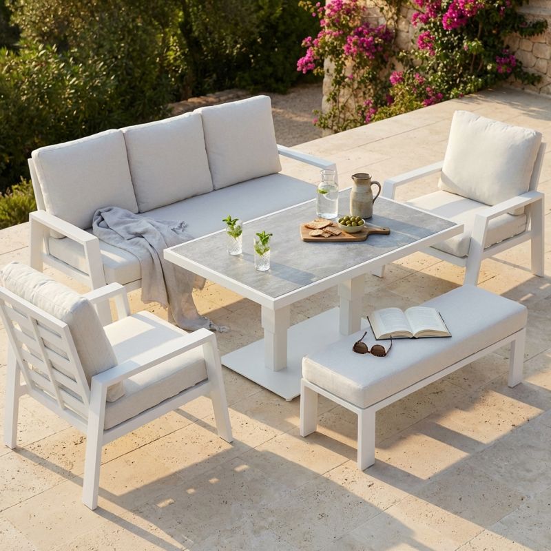 ARAB - salotto da giardino in alluminio