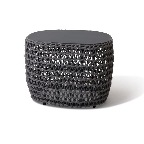 ATREIDES - tavolino da esterno in alluminio e corda