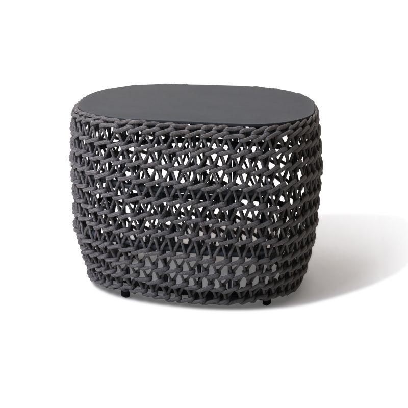 ATREIDES - tavolino da esterno in alluminio e corda