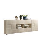 DOMO - madia di design moderno 2 ante e 4 cassetti