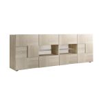 DOMO - madia di design moderno 2 ante e 4 cassetti