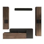 LIBERTY - parete attrezzata moderna cm 87 x 188 x 42 h