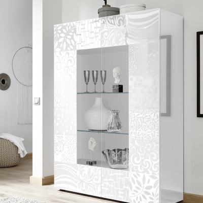 MORI - vetrina moderna con 2 ante