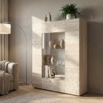 MORI - vetrina moderna con 2 ante