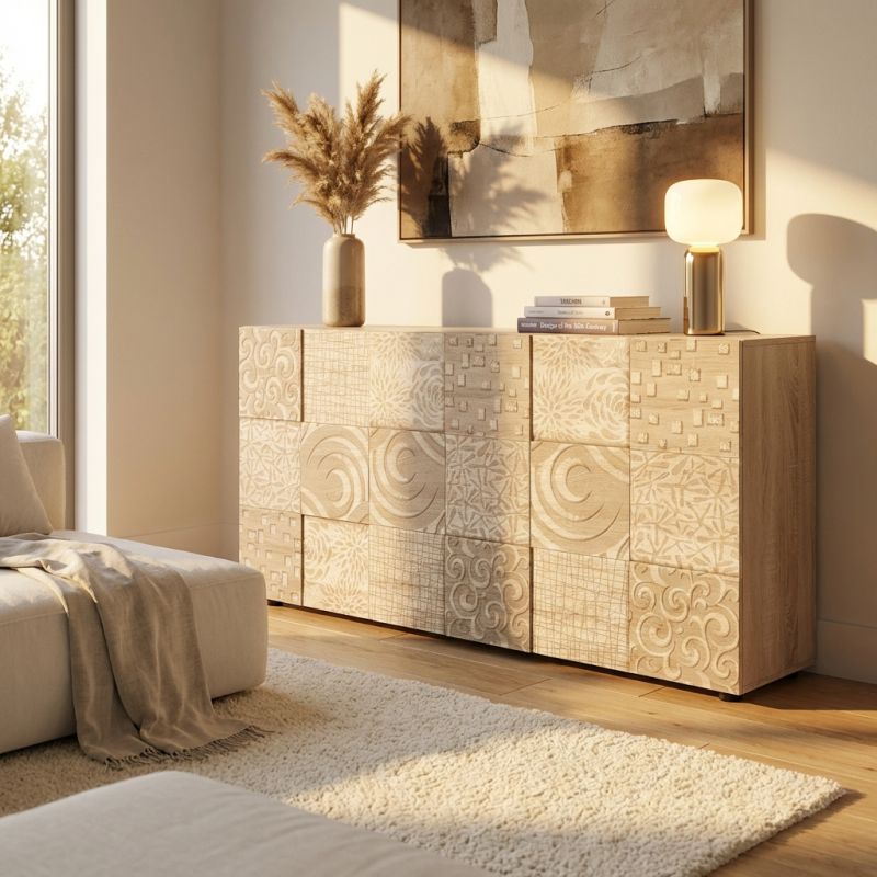 MORI - madia di design moderno a 3 ante