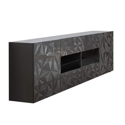 LION - madia di design moderno 2 ante 4 cassetti