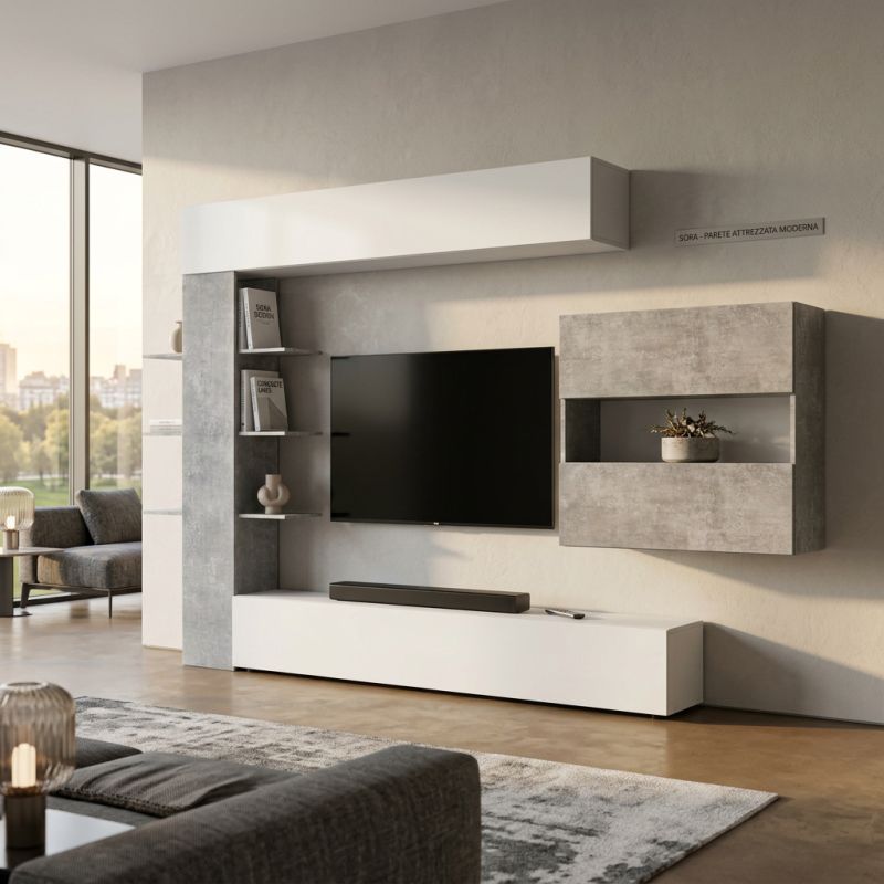 SORA - parete attrezzata moderna