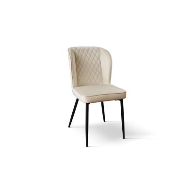 KINSLEE - sedia di design moderno in velluto