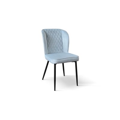 KINSLEE - sedia di design moderno in velluto