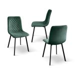 AULENA - sedia di design moderno in velluto