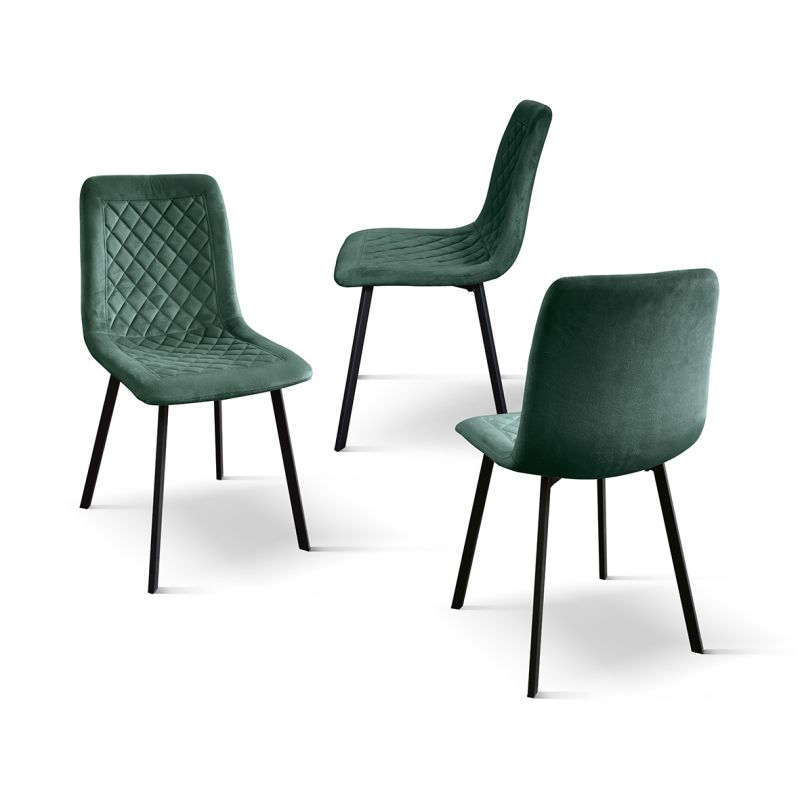 AULENA - sedia di design moderno in velluto