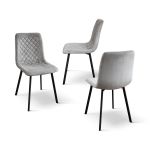 AULENA - sedia di design moderno in velluto