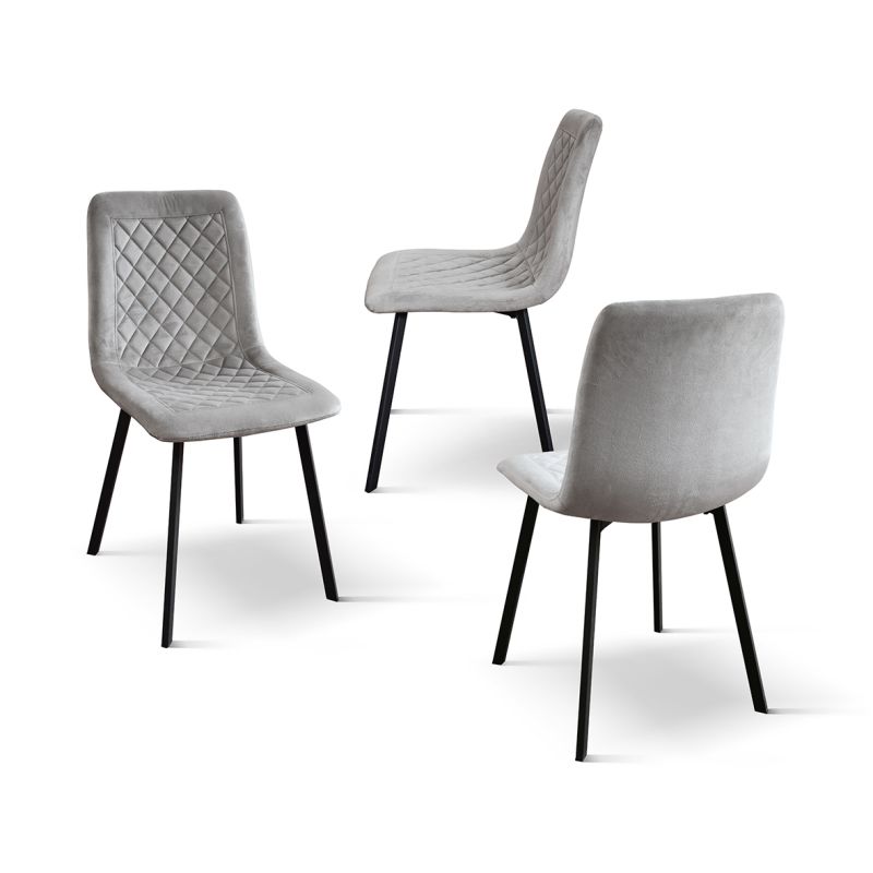 AULENA - sedia di design moderno in velluto