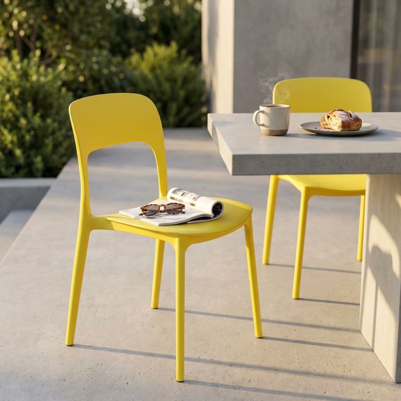 SATOSHI - sedia di design moderno in polipropilene